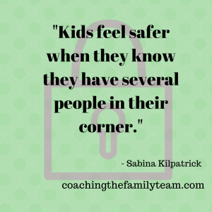 Kids feel safer when they know they have